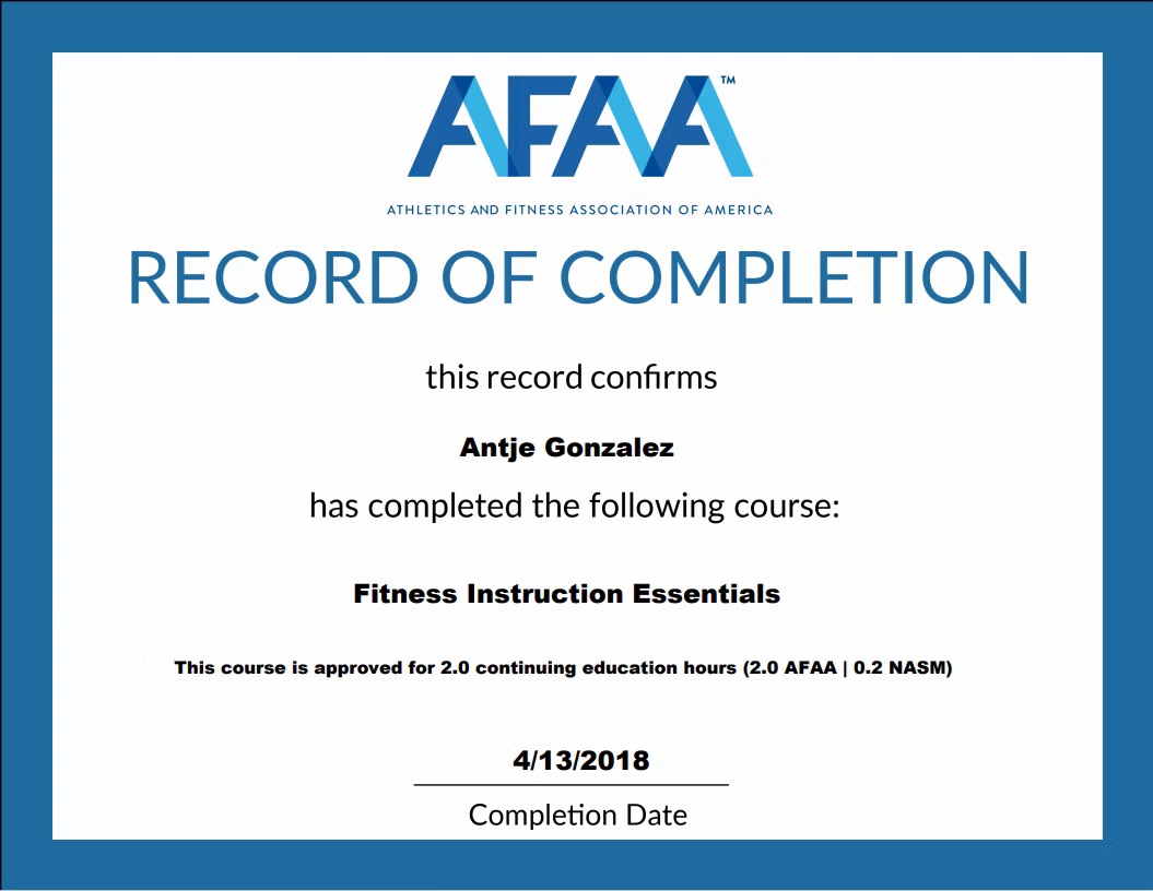 Certification